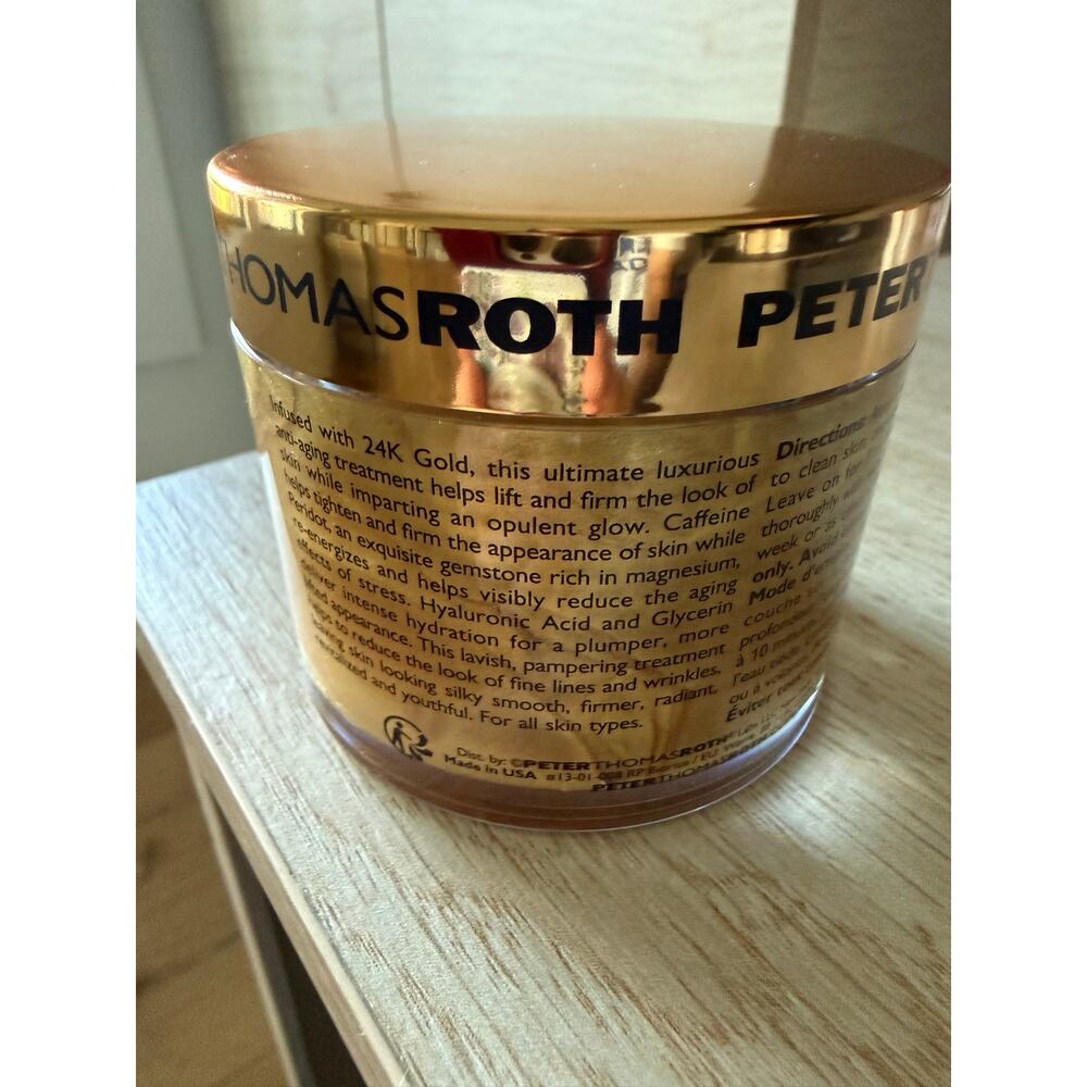 $85 Peter Thomas Roth 24K Gold Mask Pure Luxury Lift & Firm 150ml Full Size New - Picture 4 of 5